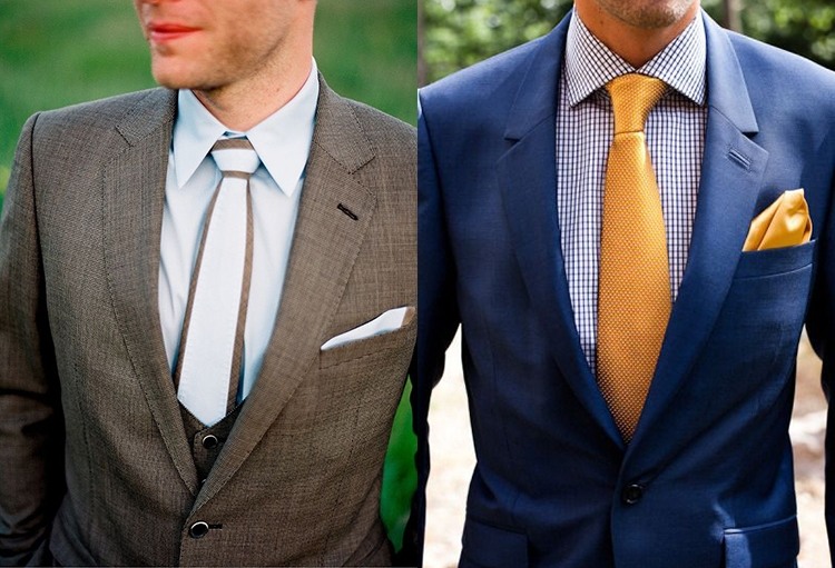 Оригинальные галстуки - штрих к свадебному наряду жениха 